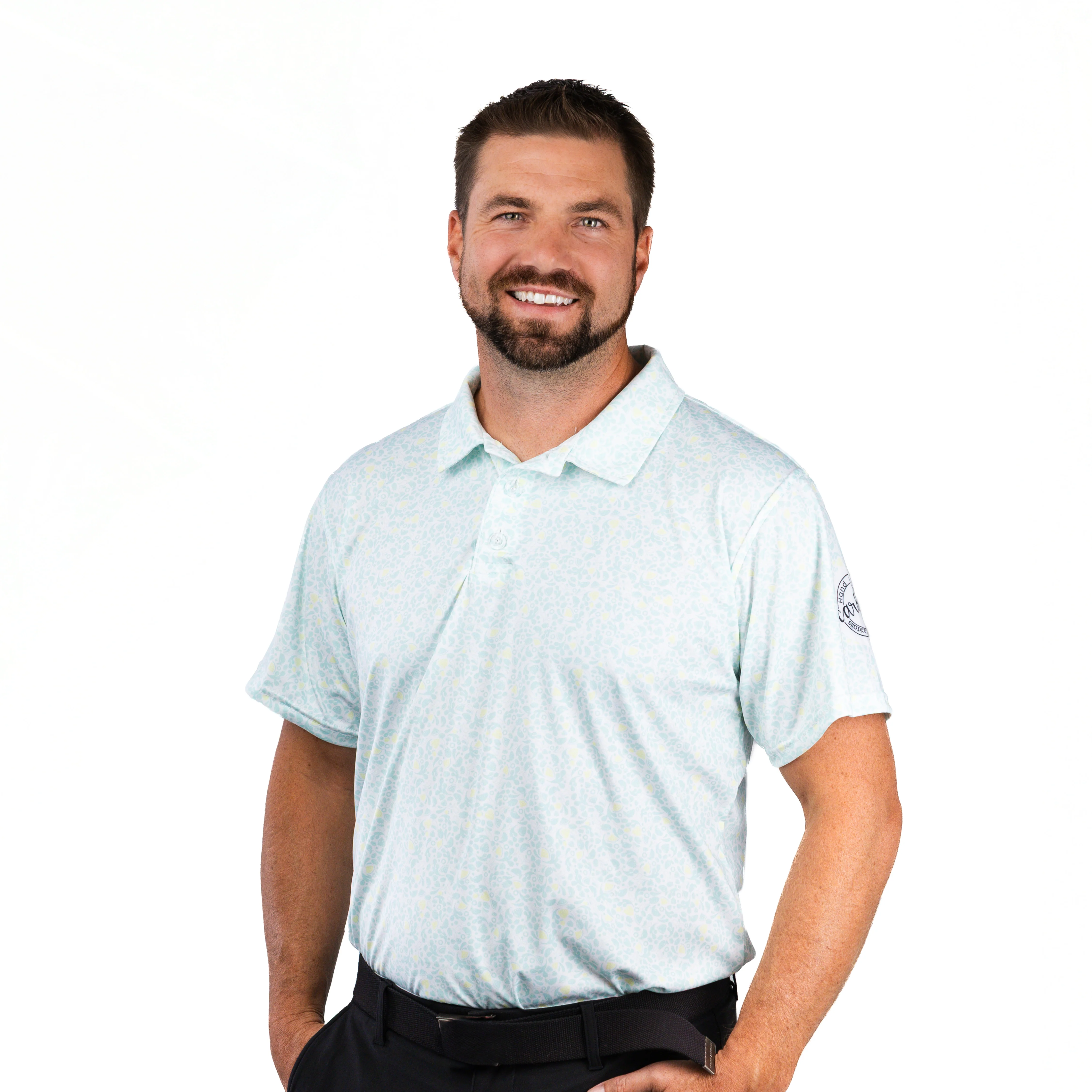 Carbliss Watermelon Golf Polo - Image 2