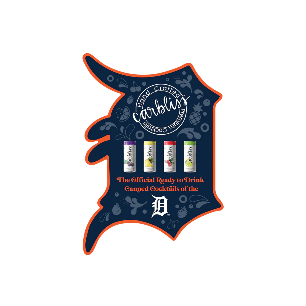 Detroit Tigers Tin Tacker Sign