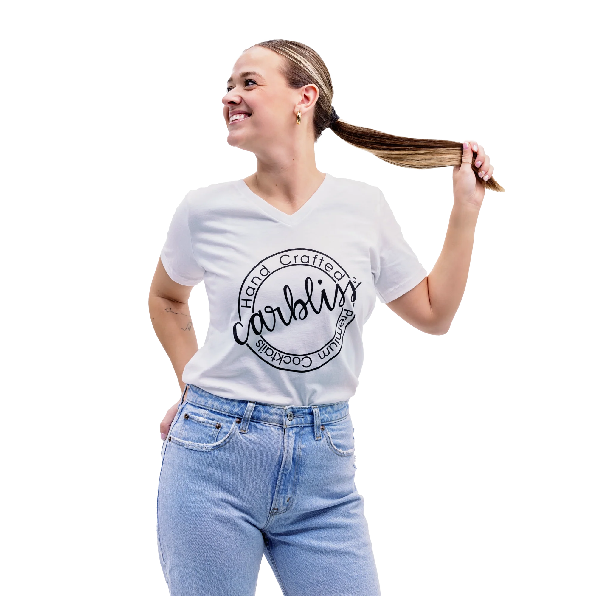 Women’s V-Neck T-Shirt - Image 4